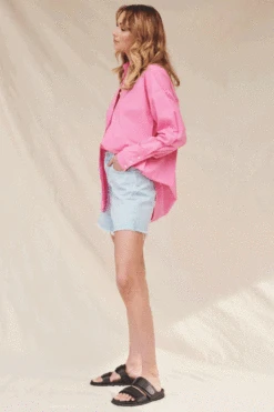 RAEF THE LABEL - Luna Shirt (Pink) 6 RAEF THE LABEL - Luna Shirt (Pink) -Faithfull The Brand || Carver™ || One Teaspoon Shop elysian collective raef the label luna shirt pink 3