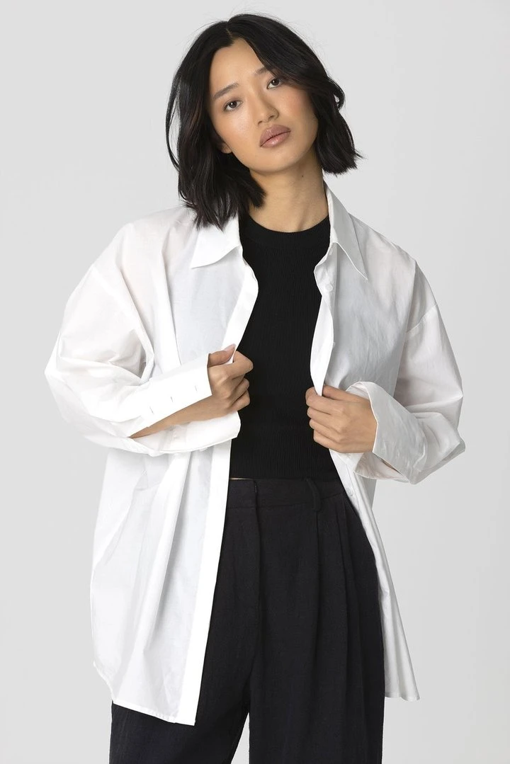 RAEF THE LABEL - Luna Shirt (White) 1 RAEF THE LABEL - Luna Shirt (White)