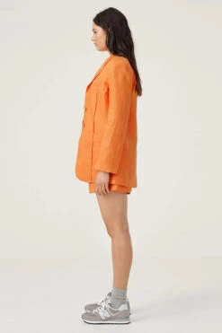RAEF THE LABEL - ELIANA BLAZER (SORBET) 6 RAEF THE LABEL - ELIANA BLAZER (SORBET) -Faithfull The Brand || Carver™ || One Teaspoon Shop elysian collective raef the lable eliana blazer orange 3