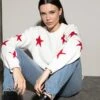 RUE STIIC - Amber Sweater (White Fire Red)