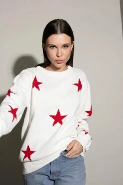 RUE STIIC - Amber Sweater (White Fire Red) -Faithfull The Brand || Carver™ || One Teaspoon Shop elysian collective rue stiic amber sweater 7