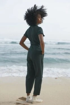 RUE STIIC - Binteji Worksuit (Emerald Green) -Faithfull The Brand || Carver™ || One Teaspoon Shop elysian collective rue stiic binteji worksuit emerald green 2