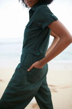 RUE STIIC - Binteji Worksuit (Emerald Green) -Faithfull The Brand || Carver™ || One Teaspoon Shop elysian collective rue stiic binteji worksuit emerald green 6