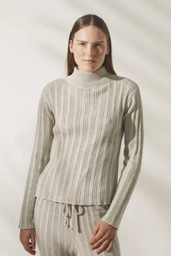 RUE STIIC - Henley Knit (Warm Grey)