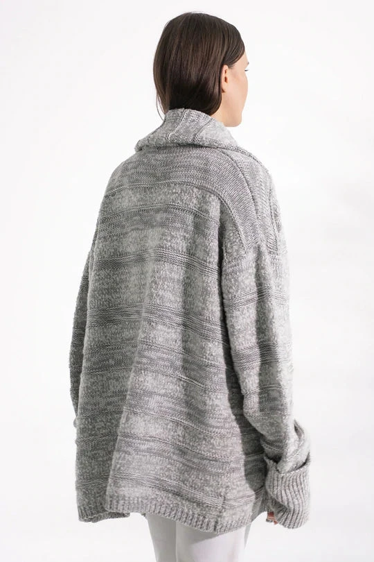 RUE STIIC - Keira Cardigan (Misty Grey) 4 RUE STIIC - Keira Cardigan (Misty Grey) - Image 4