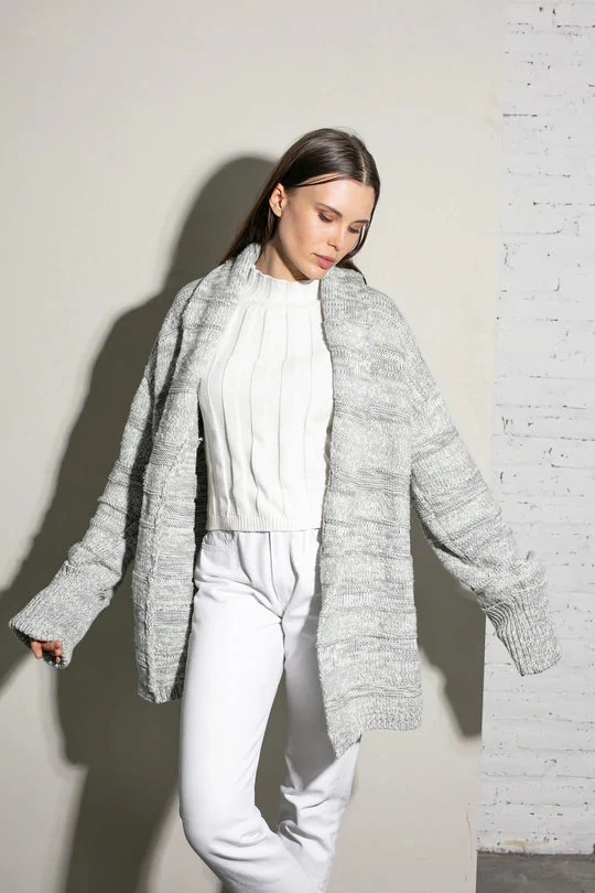 RUE STIIC - Keira Cardigan (Misty Grey) 6 RUE STIIC - Keira Cardigan (Misty Grey) - Image 6