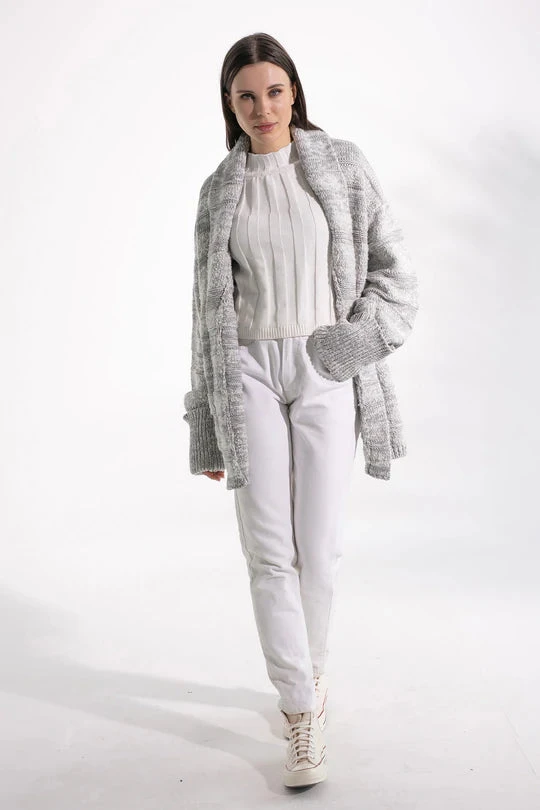 RUE STIIC - Keira Cardigan (Misty Grey) 1 RUE STIIC - Keira Cardigan (Misty Grey)