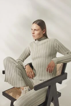 RUE STIIC - Zahara Knit Pant (Warm Grey) -Faithfull The Brand || Carver™ || One Teaspoon Shop elysian collective rue stiic zahara knit pants warm grey 4