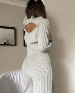 RUE STIIC - Zahara Knit Pant (Warm Grey) -Faithfull The Brand || Carver™ || One Teaspoon Shop elysian collective rue stiic zahara knit pants warm grey 7