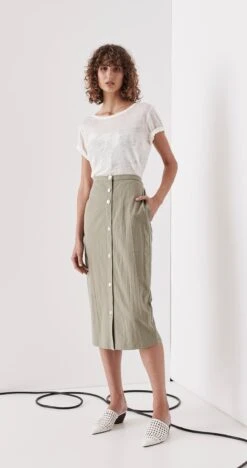 SAINTS THE LABEL - Brunswick Skirt (Sage)
