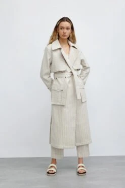 SIGNIFICANT OTHER - Emery Coat (Natural Stripe) FINAL SALE
