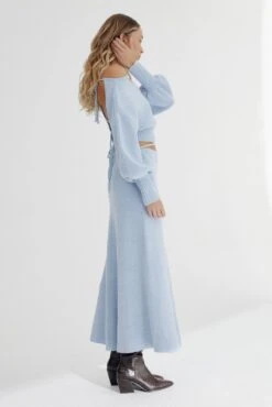 SIGNIFICANT OTHER - Lia Knit Top (Blue Marle) -Faithfull The Brand || Carver™ || One Teaspoon Shop elysian collective significant other lia knit top blue marle 2