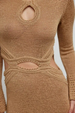 SIGNIFICANT OTHER - SAOIRSE MAXI DRESS (Biscuit) -Faithfull The Brand || Carver™ || One Teaspoon Shop elysian collective significant other saoirse maxi dress biscuit 4