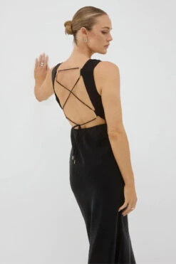 SOVERE / STUDIO - Arcade Slip Dress (Black) -Faithfull The Brand || Carver™ || One Teaspoon Shop elysian collective sovere studio arcade slip dress black 5