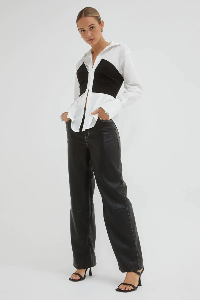 SOVERE / STUDIO - Ascent PU Pant (Black) 1 SOVERE / STUDIO - Ascent PU Pant (Black)