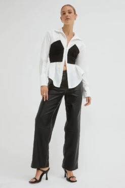 SOVERE / STUDIO - Ascent PU Pant (Black) 7 SOVERE / STUDIO - Ascent PU Pant (Black) -Faithfull The Brand || Carver™ || One Teaspoon Shop elysian collective sovere studio ascend pu pant black 3