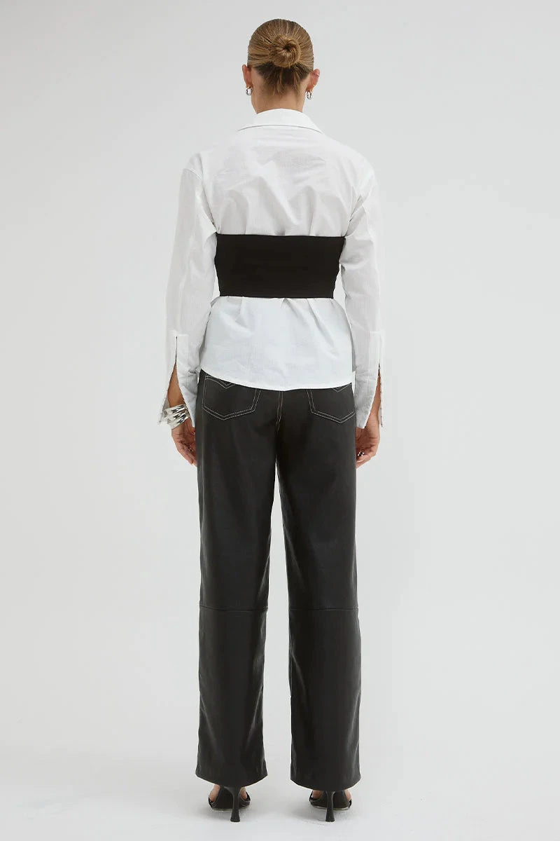 SOVERE / STUDIO - Ascent PU Pant (Black) 2 SOVERE / STUDIO - Ascent PU Pant (Black) - Image 2