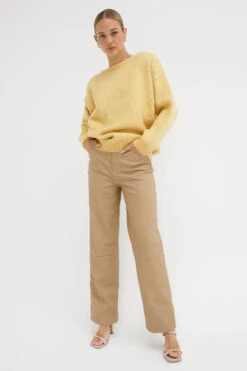 SOVERE / STUDIO - Ascend PU Pant (Praline)