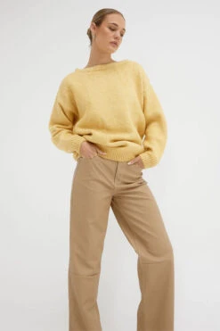 SOVERE / STUDIO - Ascend PU Pant (Praline) 8 SOVERE / STUDIO - Ascend PU Pant (Praline) -Faithfull The Brand || Carver™ || One Teaspoon Shop elysian collective sovere studio ascend pu pant praline 5