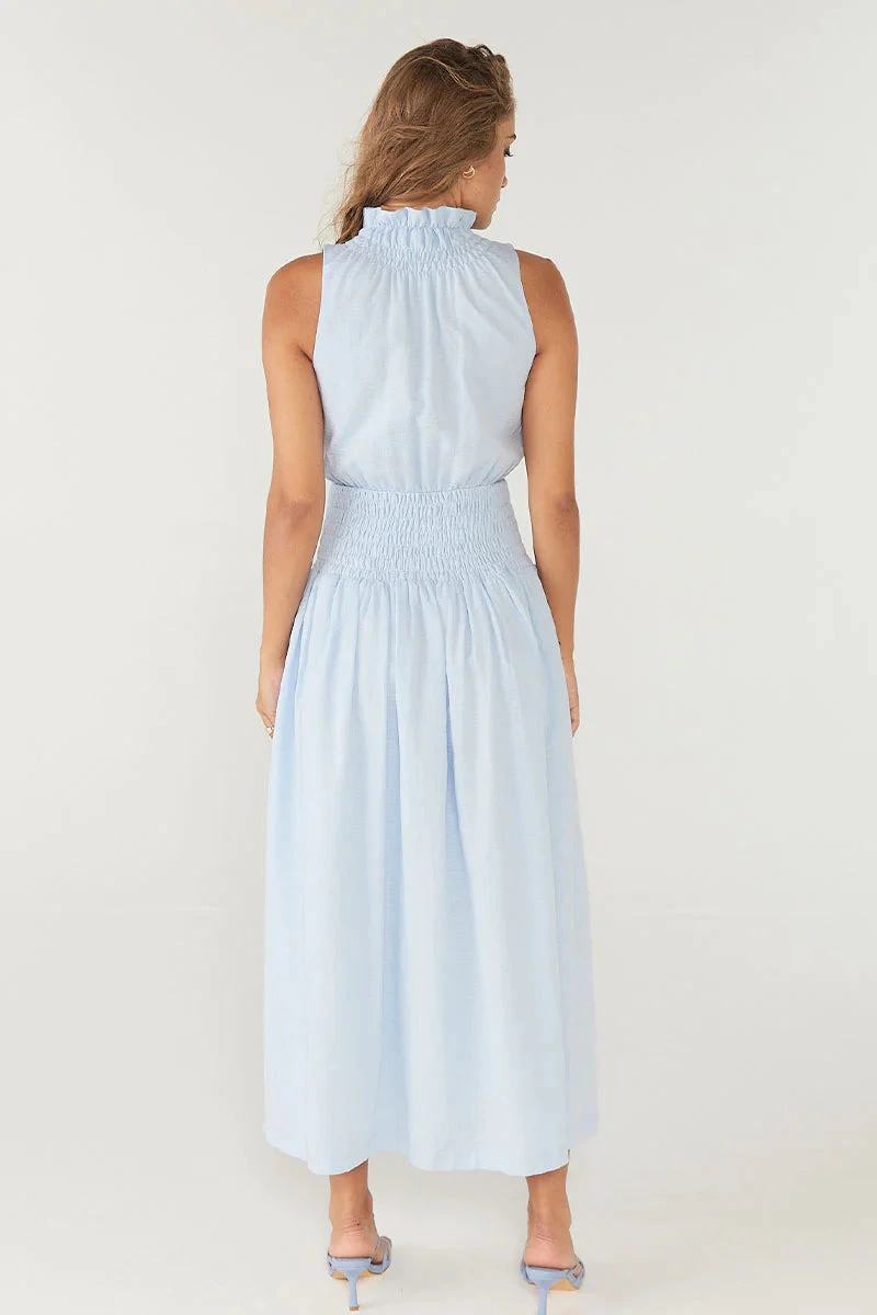 SOVERE / STUDIO - Assure Midi Dress (Ice Blue) 2 SOVERE / STUDIO - Assure Midi Dress (Ice Blue) - Image 2