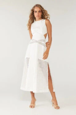 SOVERE / STUDIO - Capture Midi Dress (Ivory)