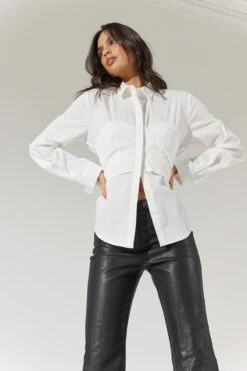 SOVERE / STUDIO - Capture Corset Shirt (Milk)