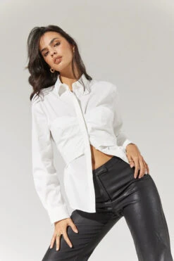 SOVERE / STUDIO - Capture Corset Shirt (Milk) -Faithfull The Brand || Carver™ || One Teaspoon Shop elysian collective sovere studio capture corset shirt milk 2 a92df0b6 1e4e 4fb7 9e48 6a1fd52d58d5