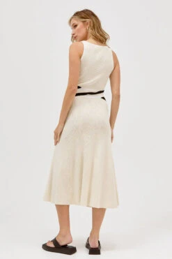 SOVERE / STUDIO - DRIFT KNIT MIDI DRESS (NEUTRAL) -Faithfull The Brand || Carver™ || One Teaspoon Shop elysian collective sovere studio drift knit dress neutral 4