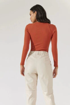 SOVERE / STUDIO - Happening Leatherette Pant (Bone) -Faithfull The Brand || Carver™ || One Teaspoon Shop elysian collective sovere studio happening leather pant bone 2