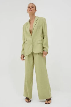 SOVERE / STUDIO - Origin Blazer (Matcha) -Faithfull The Brand || Carver™ || One Teaspoon Shop elysian collective sovere studio origin pant matcha 3