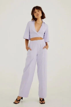 SOVERE / STUDIO - OUTLINE PANT (PALE PERI)