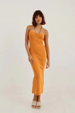 SOVERE / STUDIO - Pixie Knit Midi Dress (Honeycomb)