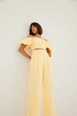 SOVERE / STUDIO - Relish Pant (Lemon Butter) -Faithfull The Brand || Carver™ || One Teaspoon Shop elysian collective sovere studio relish pant lemon butter 2