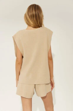 SOVERE STUDIO - Solace Knit Short (Neutral) 9 SOVERE STUDIO - Solace Knit Short (Neutral) -Faithfull The Brand || Carver™ || One Teaspoon Shop elysian collective sovere studio solace knit short neutral 5