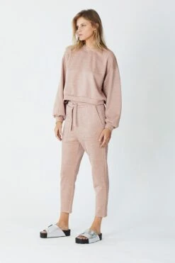 SUBOO - Celeste Relaxed Pants (Blush) -Faithfull The Brand || Carver™ || One Teaspoon Shop elysian collective suboo celeste pants blush 3