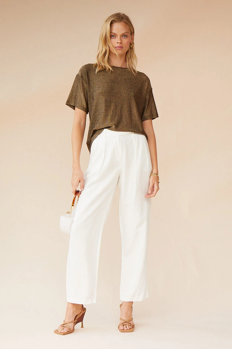 SUBOO - Marlo Tailored Pants (Ivory) 1 SUBOO - Marlo Tailored Pants (Ivory)