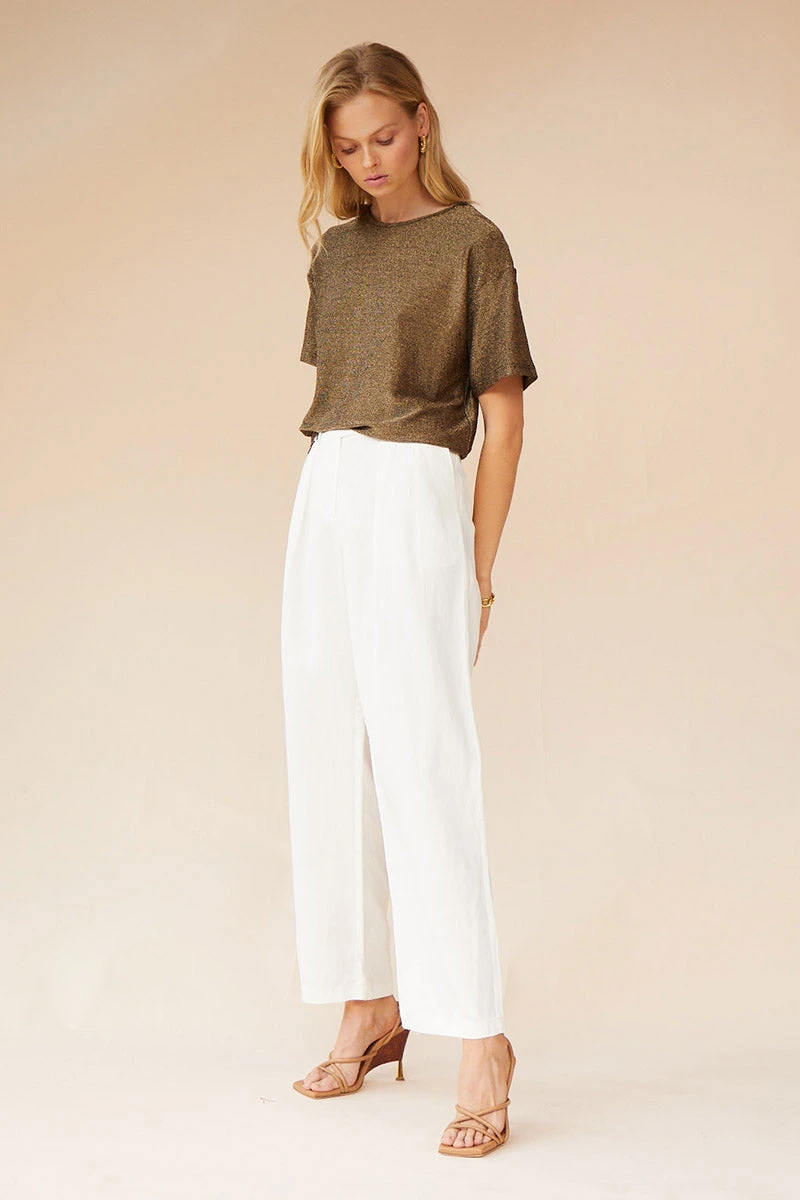 SUBOO - Marlo Tailored Pants (Ivory) 2 SUBOO - Marlo Tailored Pants (Ivory) - Image 2