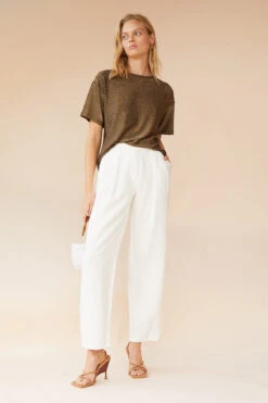 SUBOO - Marlo Tailored Pants (Ivory) 7 SUBOO - Marlo Tailored Pants (Ivory) -Faithfull The Brand || Carver™ || One Teaspoon Shop elysian collective suboo marlo tailored pants ivroy 4