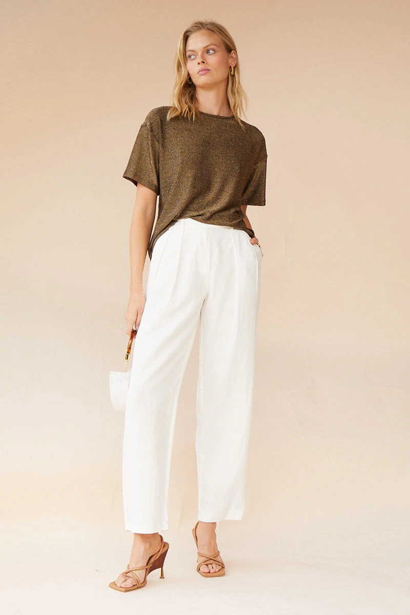 SUBOO - Marlo Tailored Pants (Ivory) 4 SUBOO - Marlo Tailored Pants (Ivory) - Image 4