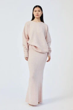 SUBOO - MOLLIE KNIT JUMPER (LIGHT PINK)