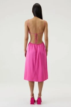 THIRD FORM - Drawn Out Midi Dress (Lipstick) -Faithfull The Brand || Carver™ || One Teaspoon Shop elysian collective third form drawn out midi dress lipstick 4