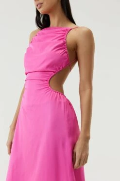 THIRD FORM - Drawn Out Midi Dress (Lipstick) -Faithfull The Brand || Carver™ || One Teaspoon Shop elysian collective third form drawn out midi dress lipstick 5