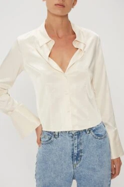 THIRD FORM - Under Current Shirt (Cream) -Faithfull The Brand || Carver™ || One Teaspoon Shop elysian collective third form under current shirt cream 2