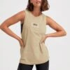 P.E NATION - TWIST SERVE TANK (OLIVE GRAY)