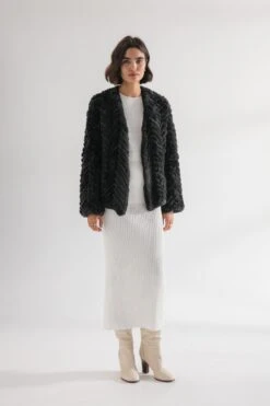 Friends With Frank - The Zigzag Frank Jacket - Slate Grey