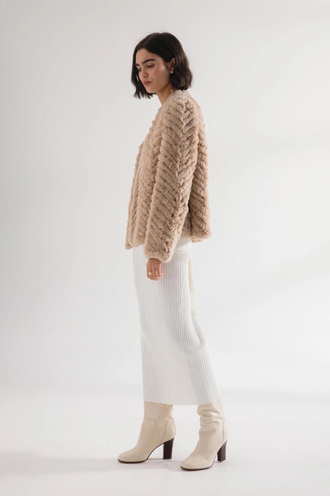 Friends With Frank - The Zigzag Frank Jacket - Hazelnut 2 Friends With Frank - The Zigzag Frank Jacket - Hazelnut - Image 2