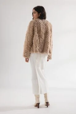 Friends With Frank - The Zigzag Frank Jacket - Hazelnut 10 Friends With Frank - The Zigzag Frank Jacket - Hazelnut -Faithfull The Brand || Carver™ || One Teaspoon Shop elysian collective Friends With Frank Rabbit Fur Zigzag Frank Jacket Hazelnut 5 1200x1800 1a5c16cf 9f51 4edb 8449 ab16b4f48d98