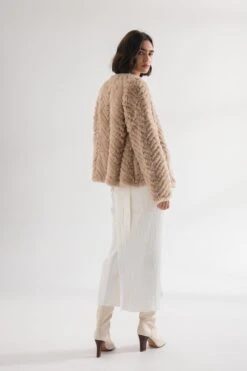 Friends With Frank - The Zigzag Frank Jacket - Hazelnut 9 Friends With Frank - The Zigzag Frank Jacket - Hazelnut -Faithfull The Brand || Carver™ || One Teaspoon Shop elysian collective Friends With Frank Rabbit Fur Zigzag Frank Jacket Hazelnut 6 1200x1800 c0475f67 4de8 476b 9ddd c644391db747