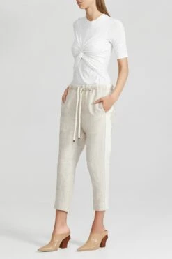 ACLER - Reece Pant (Natural) -Faithfull The Brand || Carver™ || One Teaspoon Shop elysian collective acler reece pant natural 3