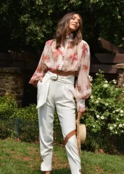 MACKENZIE MODE - Shooting Stars Pants (Winter White) -Faithfull The Brand || Carver™ || One Teaspoon Shop elysian collective mackenzie mode shooting stars pants 5